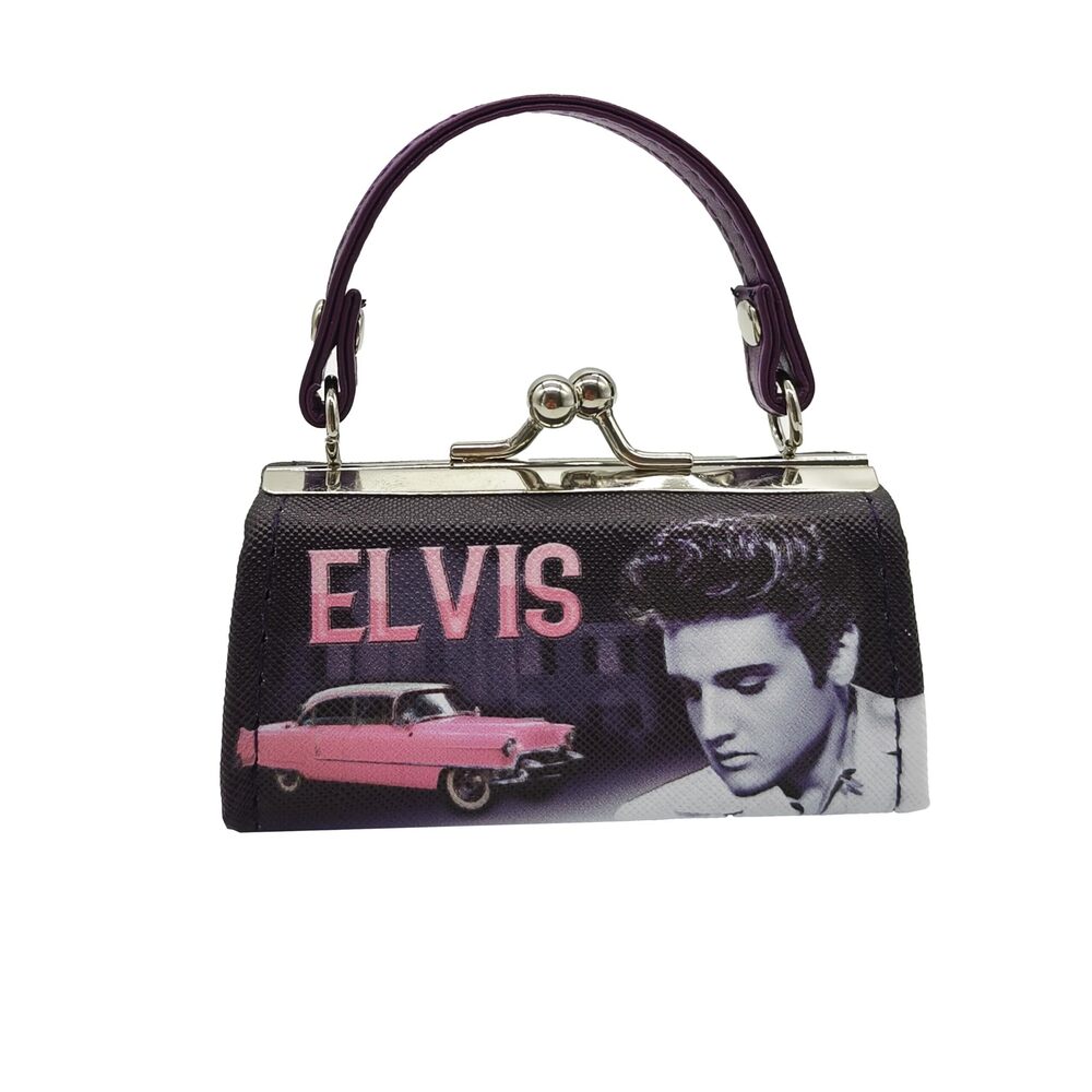 4029 Elvis Presley Pink Caddy Mini Purse
